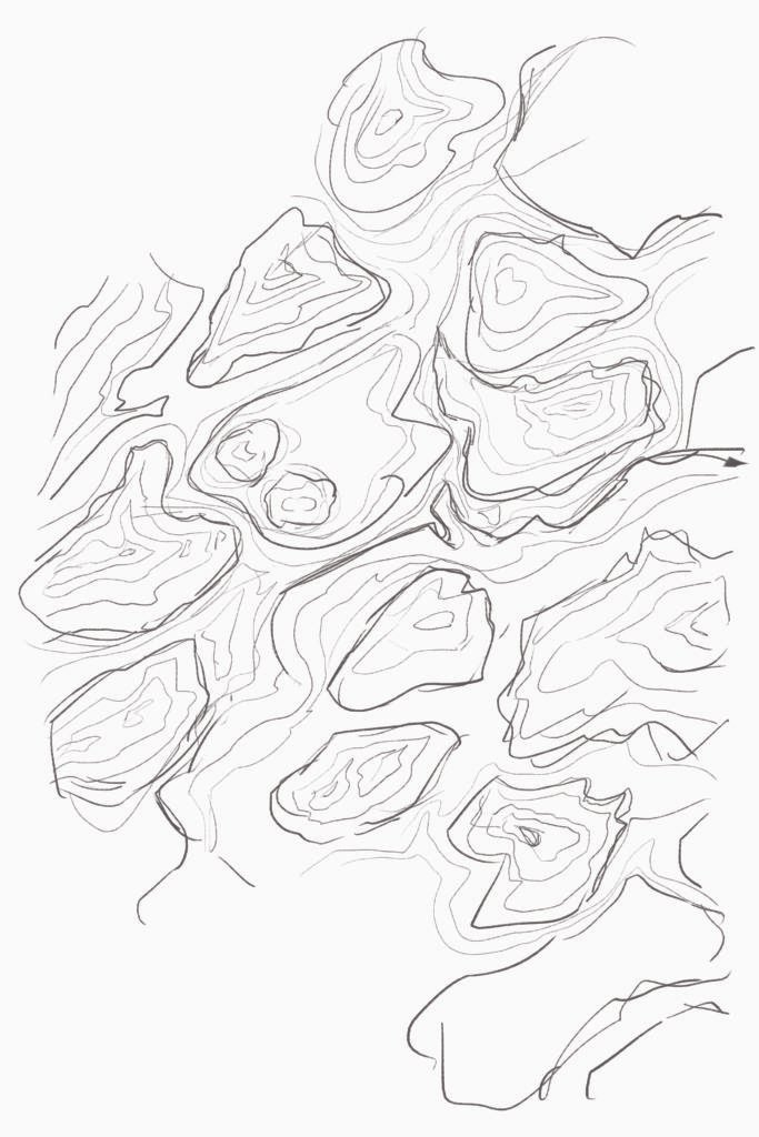 ebauche design pour calendrier topographique