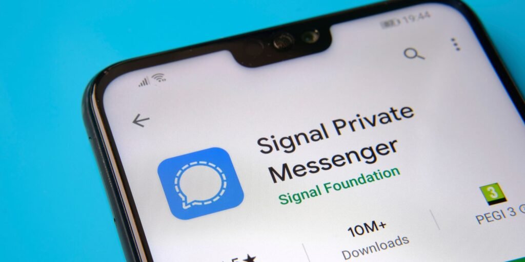 Application de messagerie instantané Signal