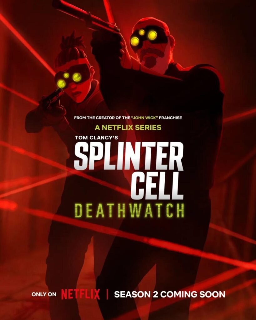 l'affiche de la série splinter cell deathwatch