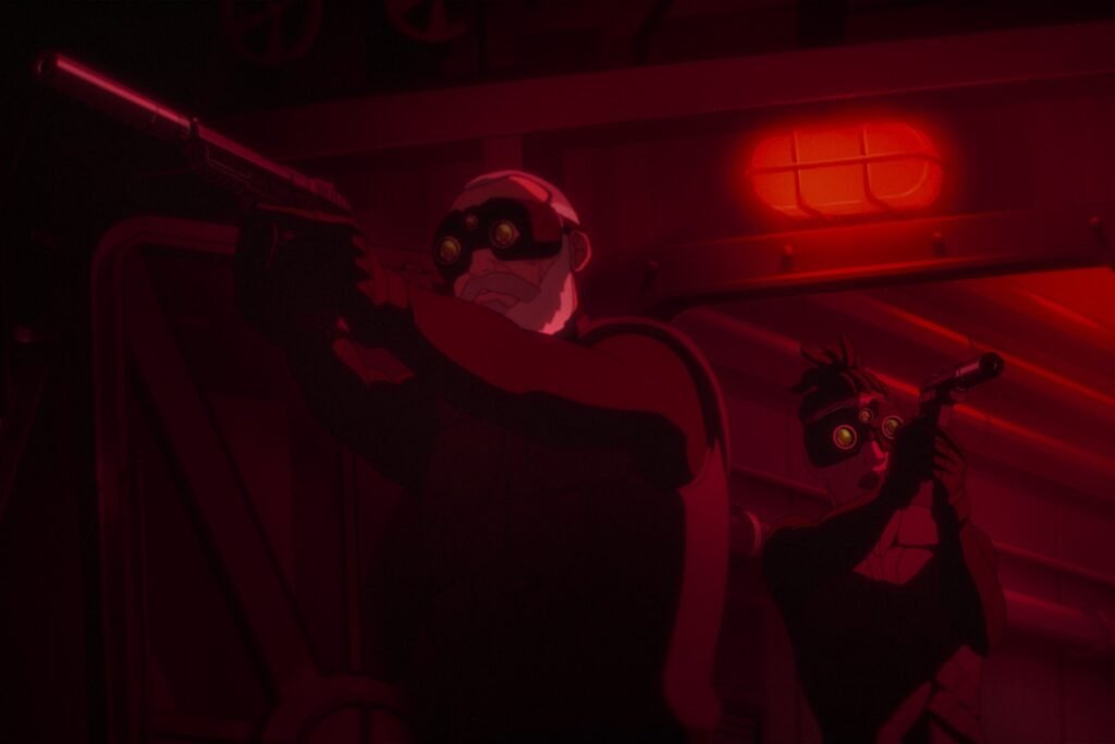 Sam Fisher et Zinnia McKenna équipé de leurs celebres lunettes de splinter cell 