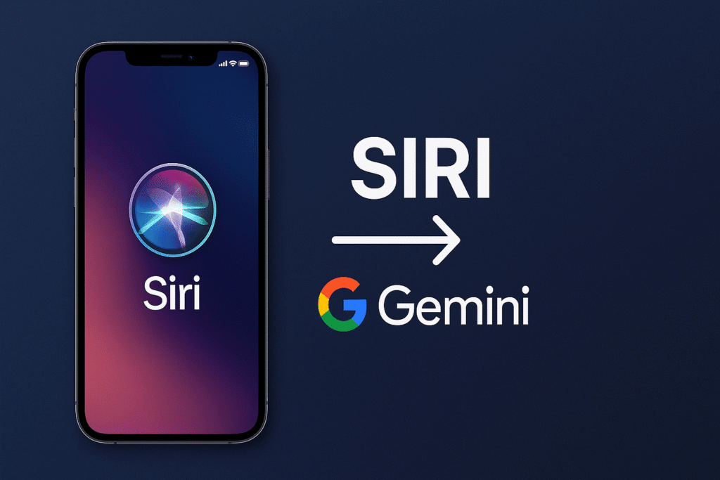 Siri l'IA d'Apple devient gemini