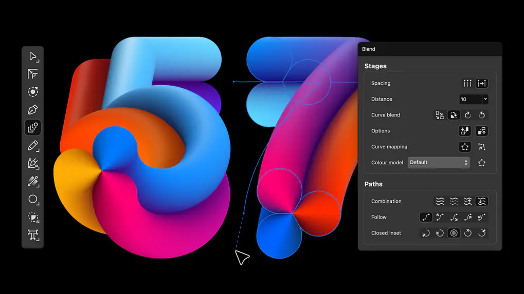 Affinity 3.3 : l'outil Blend arrive enfin, et j'ai l'impression qu'on me lit 1 Affinity 3.3 : l'outil Blend